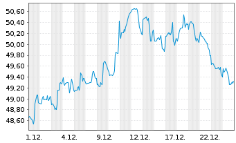 Chart INV.S&P SMALLCAP VAL.W.MOMENT. - 1 Monat