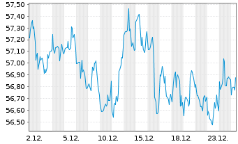 Chart Inv.Dynamic Large Cap Val.ETF - 1 Monat