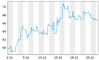 Chart Limbach Holdings Inc. - 1 Monat