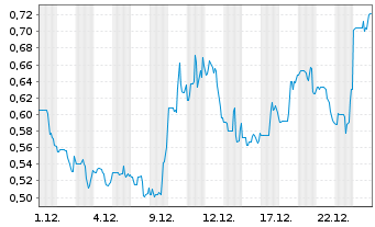 Chart Teads Holding Co. - 1 Monat