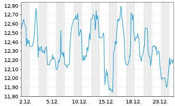 Chart Anywhere Real Estate Inc. - 1 Monat