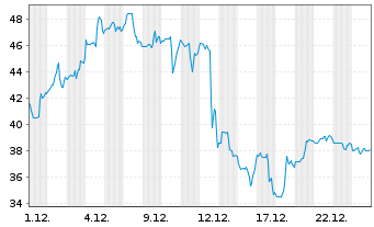Chart Solaris Energy Infrastruc.Inc. - 1 Monat
