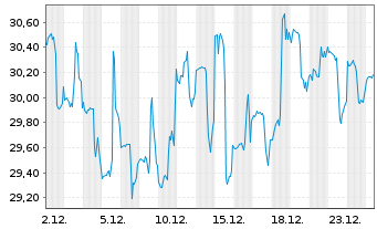Chart Trex Co. Inc. - 1 Monat
