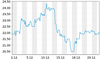 Chart Ultra Clean Holdings Inc. - 1 Month