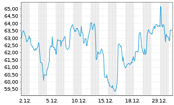 Chart VanEck Rare Earth/Str.Met.ETF - 1 Monat