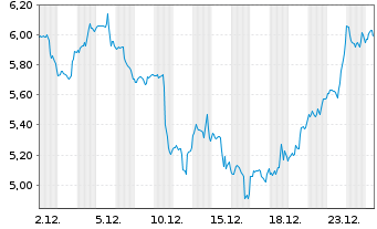 Chart Venture Global Inc. - 1 Monat