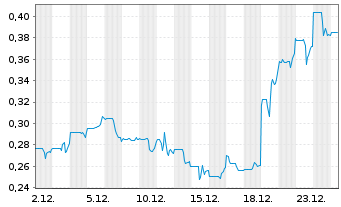 Chart Talon Metals Corp. - 1 Monat