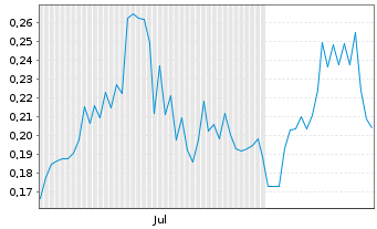 Chart Argentina Metals Corp. - 6 Monate