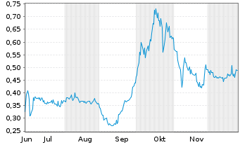 Chart Future Fuels Inc. - 6 Monate