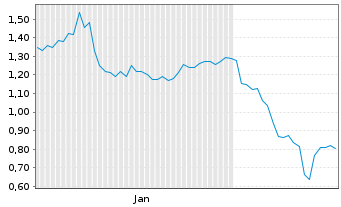Chart LIR Life Sciences Corp. - 6 Monate