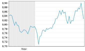 Chart Midnight Sun Mining Corp. - 6 Monate