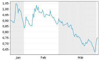 Chart Pacifica Silver Corp. - 6 Monate