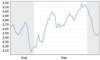 Chart Mini Future Short TeamViewer - 6 Monate