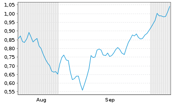 Chart Mini Future Short Jungheinrich - 6 Months