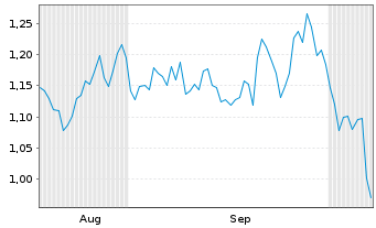 Chart Mini Future Long BAWAG Group - 6 Monate