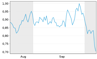 Chart Mini Future Long BAWAG Group - 6 Monate