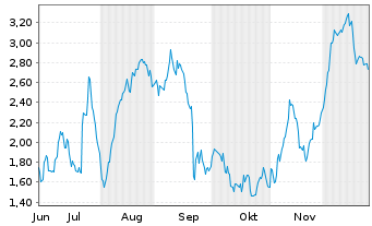 Chart Mini Future Long Volkswagen - 6 Monate