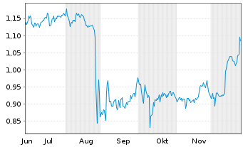 Chart Mini Future Short Vivoryon Therapeutics - 6 Monate