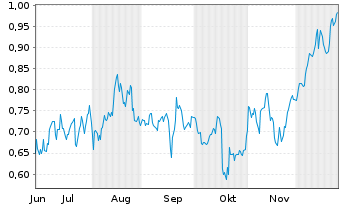 Chart Mini Future Long BAWAG Group - 6 Monate