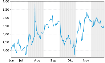 Chart Mini Future Short Adyen - 6 Monate