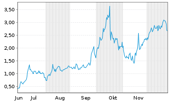 Chart Mini Future Long Standard Lithium - 6 Monate