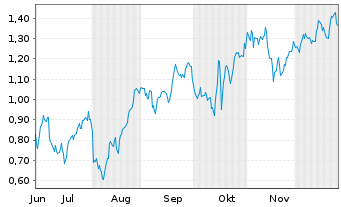 Chart Mini Future Long Bank of America - 6 Monate
