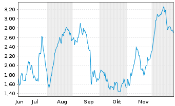 Chart Mini Future Long Volkswagen - 6 Monate