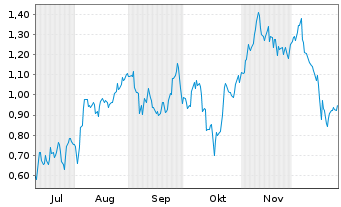 Chart Mini Future Long BP PLC - 6 Monate