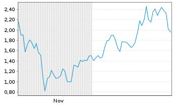 Chart Mini Future Long Tesla - 6 Monate
