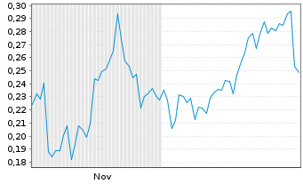 Chart Mini Future Short BYD - 6 Monate