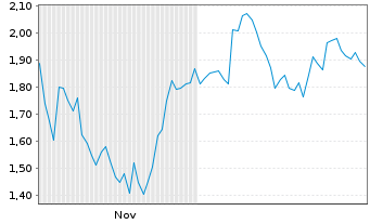 Chart Mini Future Long Meta Platforms - 6 Monate