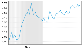 Chart Mini Future Short PayPal - 6 Monate