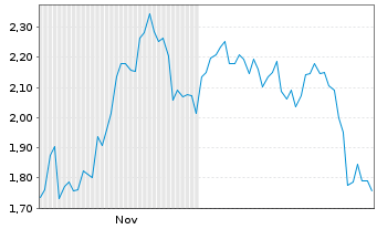 Chart Mini Future Short TeamViewer - 6 Monate