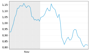 Chart Mini Future Short Muenchener Rueck - 6 Monate
