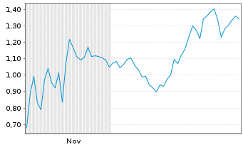 Chart Mini Future Short Super Micro Computer - 6 Monate