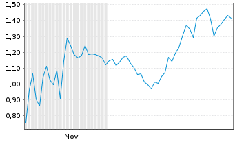 Chart Mini Future Short Super Micro Computer - 6 Monate