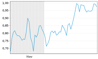 Chart Mini Future Short Alibaba - 6 Monate