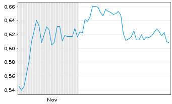 Chart Mini Future Short Evonik - 6 Months