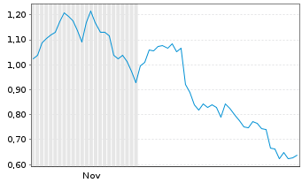 Chart Mini Future Short FinTech Group - 6 Monate