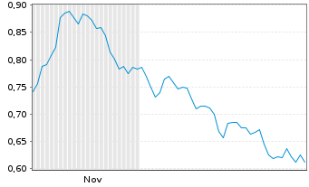 Chart Mini Future Short ING - 6 Monate