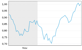 Chart Mini Future Long Hannover Rueck - 6 Monate