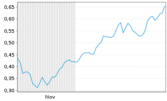 Chart Mini Future Long BAWAG Group - 6 Monate