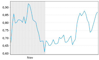 Chart Mini Future Short Riot Blockchain - 6 Monate