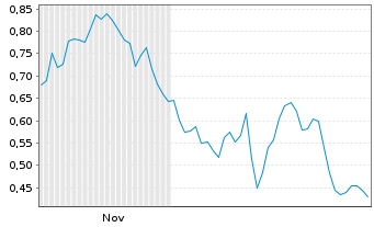 Chart Mini Future Short Verbio Vereinigte Bioenergie - 6 Monate