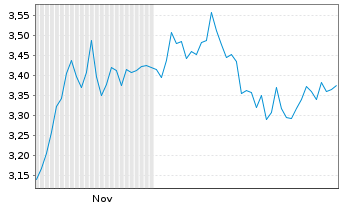 Chart Mini Future Short Henkel - 6 Monate