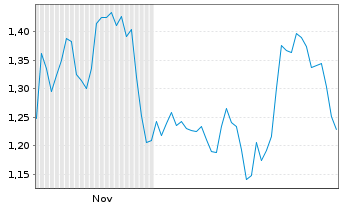 Chart Mini Future Short secunet - 6 Monate