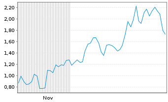 Chart Mini Future Long Tesla - 6 Monate