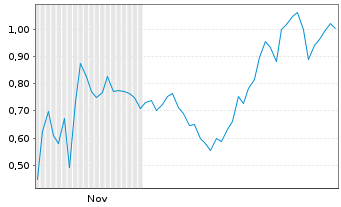 Chart Mini Future Short Super Micro Computer - 6 Monate