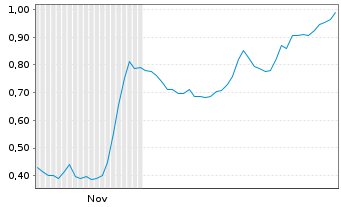 Chart Mini Future Long Hexatronic Group - 6 Monate