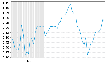 Chart Mini Future Long Taiwan Semiconductor - 6 Monate